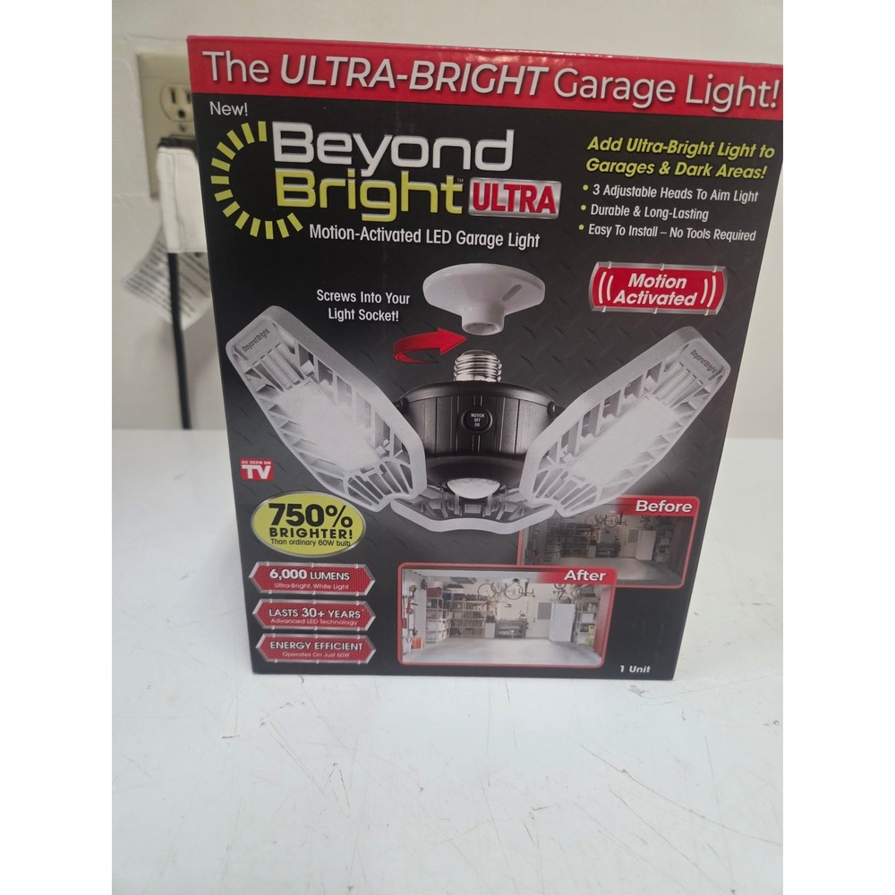 Beyond Bright Ultra Motion-Activated LED Garage Light 6000 Lumens 20001-1